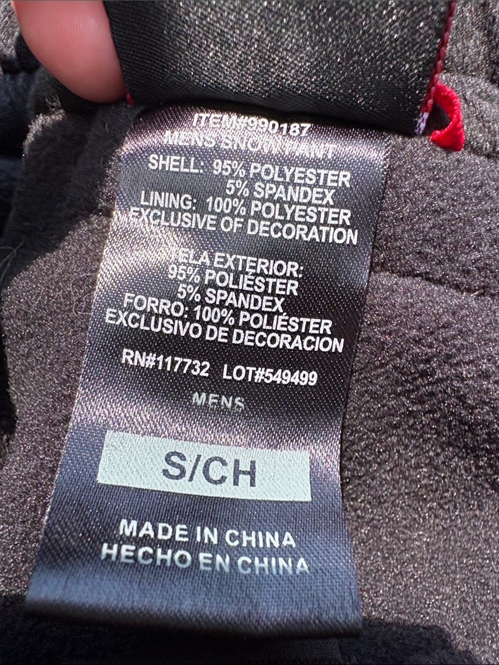 Gerry Men's Black Cargo Snow Pants - Picture 2 of 6
